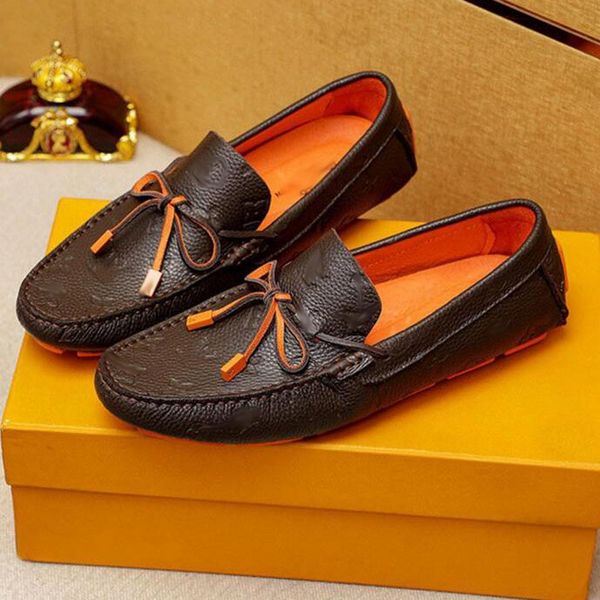 2025 Designer Loafers Shoes Fashion Mens Genuine Leather Velet Outdoor Trainers Drivers Sneak w3B2#