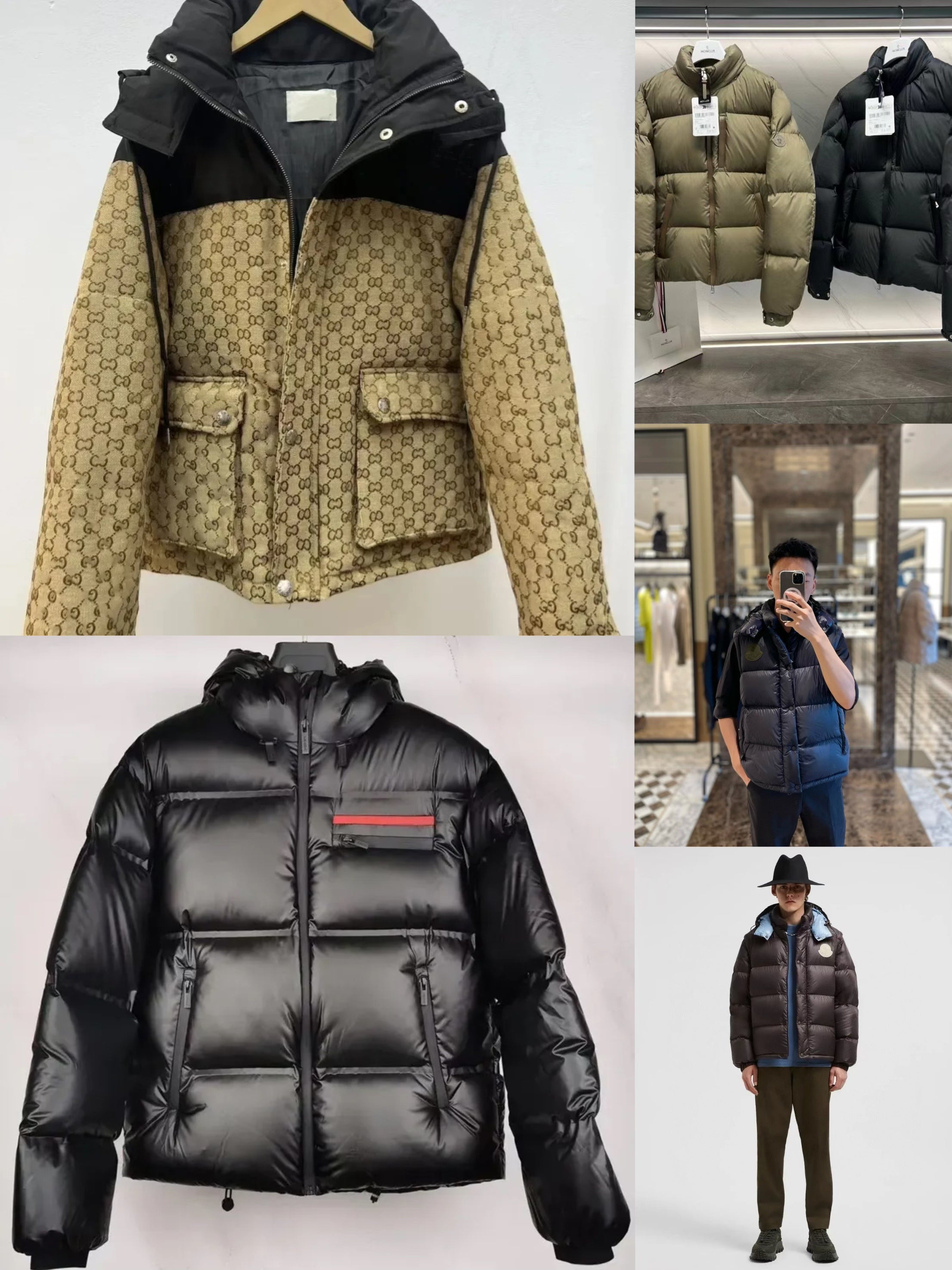 Designer Parkas Luxury brand puffer jacket Mens jackets down winter puffer jacket men women thickening coat Fashion parka outerwear designer hoodie