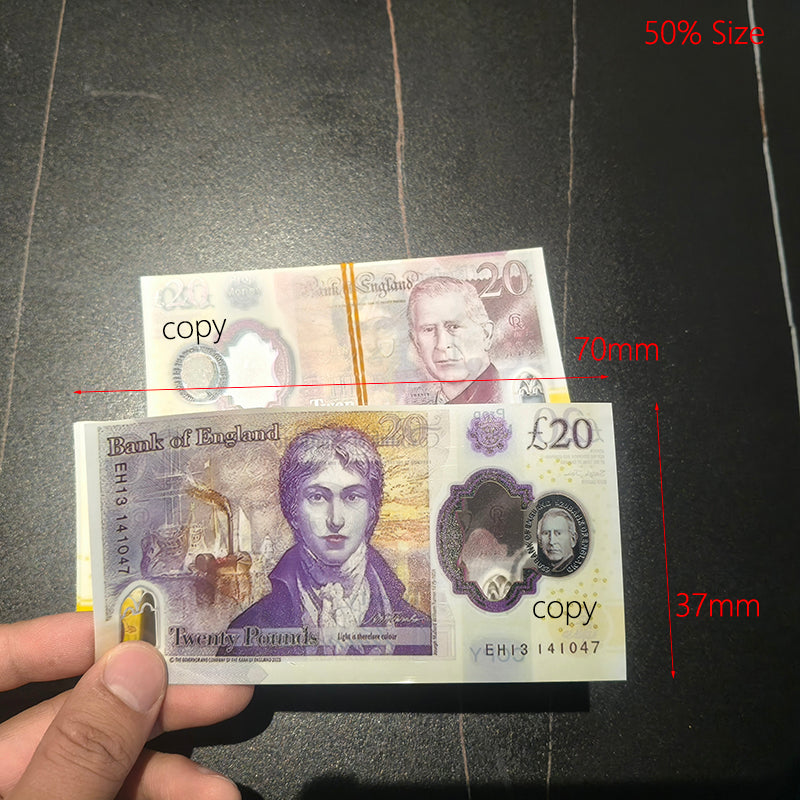 Plastic UK Prop Money Games Money Prop Copy CAD Banknotes Australian Pound Plastic Fake Money for Movie Props New Zealand Currency Options Available