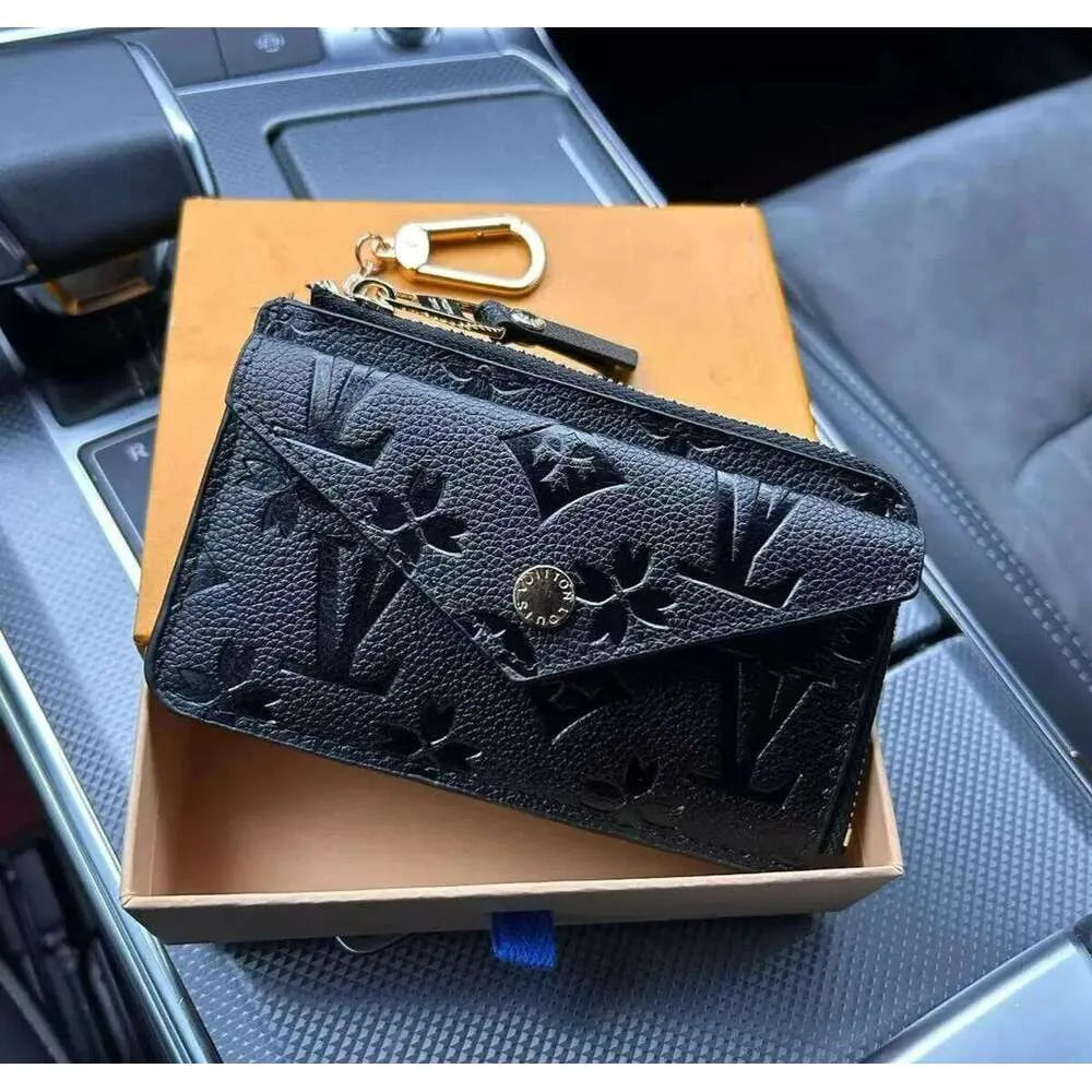 Designer Bag Luxury Bag A WALLET CARD HOLDER Shoulder Bag RECTO VERSO Leather Fashion Womens Mini Zippy Organizer Wallet Coin Purse Belt Charm Key P