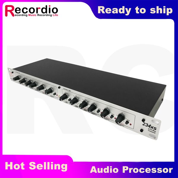 GAX-234XL Professional Sound Peripheral Equipments Stereo 2-3 Way, Mono 4-Way 234XL Crossover audio Equalizer with XLR Connector