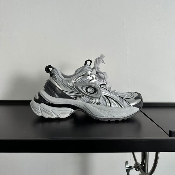 ddmyoct Premium Cowhide Edition Paris Same Style Instagram Trendy Dad Turbo Boost Thick Sole Casual Sports Women S Running Shoes OUTDOOR