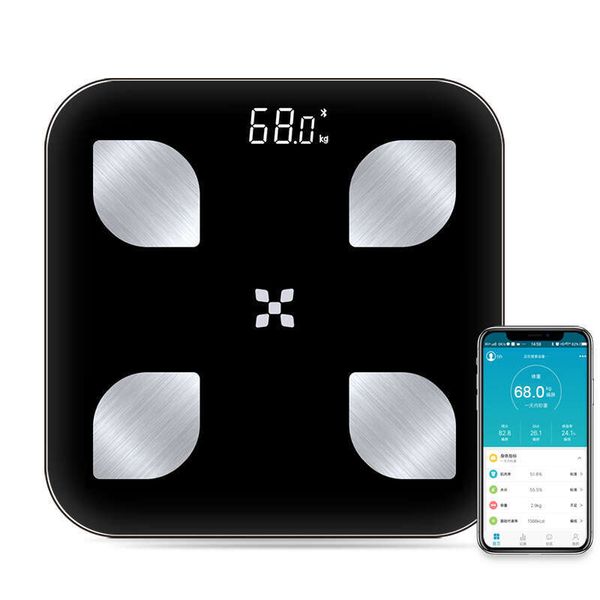 shanshi Hot sell BMI body fat Blue tooth Bathroom Weight Scales Digital Body Fat Smart Fiess Health Scale