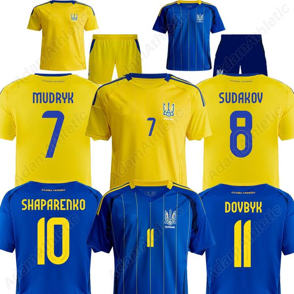Ukraine jerseys 2024 MUDRYK DOVBYK Ukraine football shirts 24 25 ZABARNYI SUDAKOV TRUBIN SHAPARENKO soccer jerseys 24-25