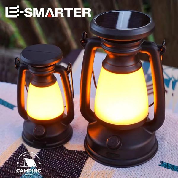 USB Rechargeable Camping Light Portable Lanterns Hanging Tent 30005000K Stepless Dimming with Solar Charging 250210