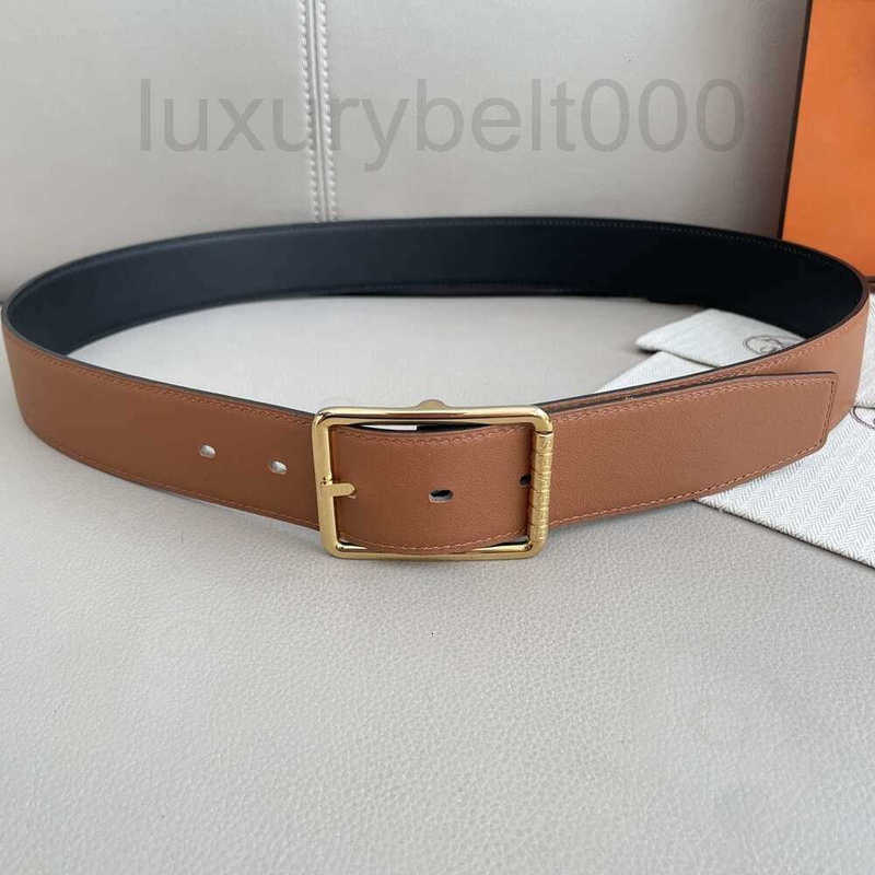 Belts Designer Classic Double-sided Lychee Grain Steel Buckle Men Waistband Top Designer Belt Width 3.8cm Fashion Mens Womens Business Denim Belts H