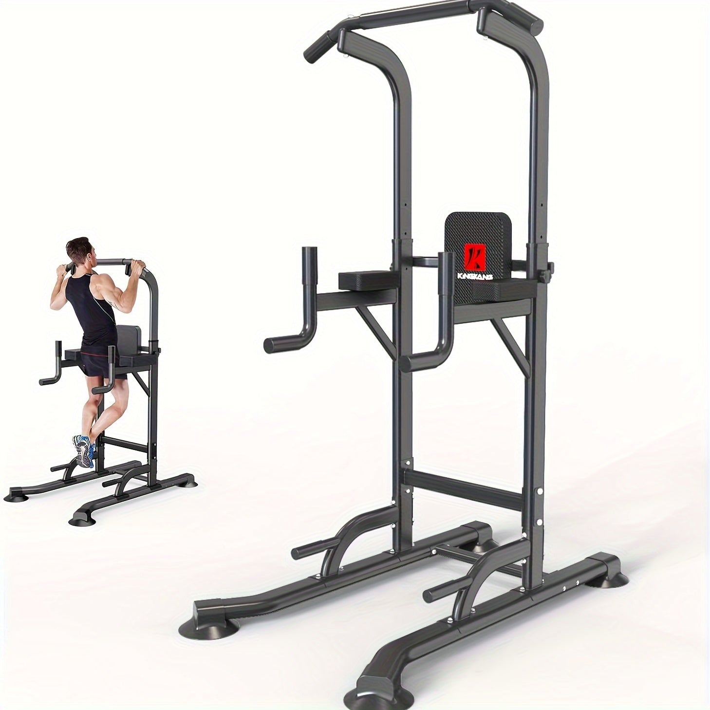 TEMU 1pc Pull Up Rack, Adjustable Height Multifunctional Home Strength Training Equipment, Fitness And Exercise Device, Simple Installation, Durable