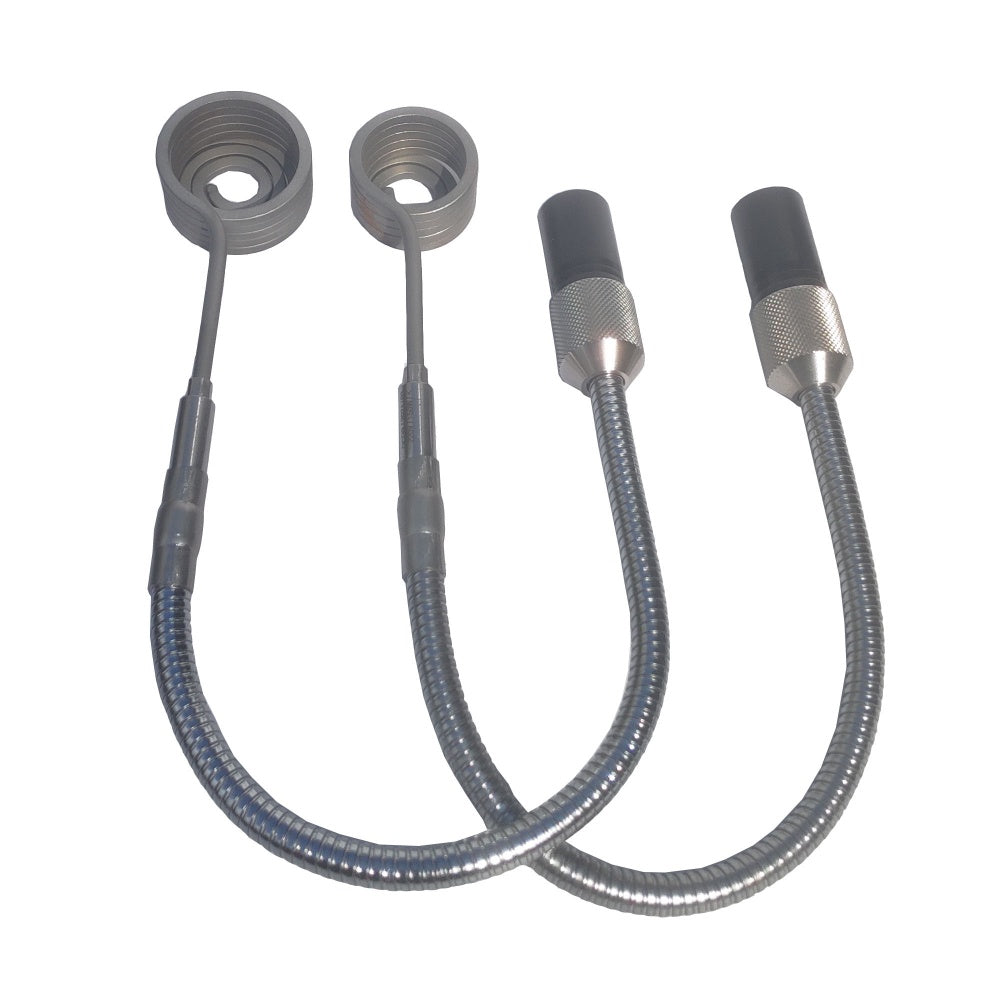 25-30mm Axial Short Metal Gooseneck Fexible Tubes Heating Coil with 5 Pin XLR Male Plug For Electric Digital PID Controller