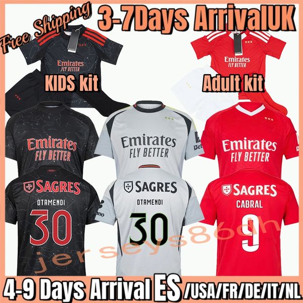 2024 25 DI MARIA soccer jerseys football shirts RAFA G.RAMOS ANTONIO GUEDES GRIMALDO Home Fans Player Version NERES Plus Away Men kids kit F