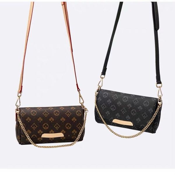 Brown Flower Bags Designer Handbag Leather Shoulder Bag Luxury Women Purse Fashion Classic Chain Crossbody Handbag Wholesale Totes backpacks