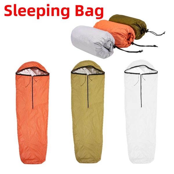 Sleeping Bags Sleeping Bag Waterproof Lightweight Thermal Emergency Sleeping Bag Survival Blanket Bag Camping Hiking Outdoor Activities 2312