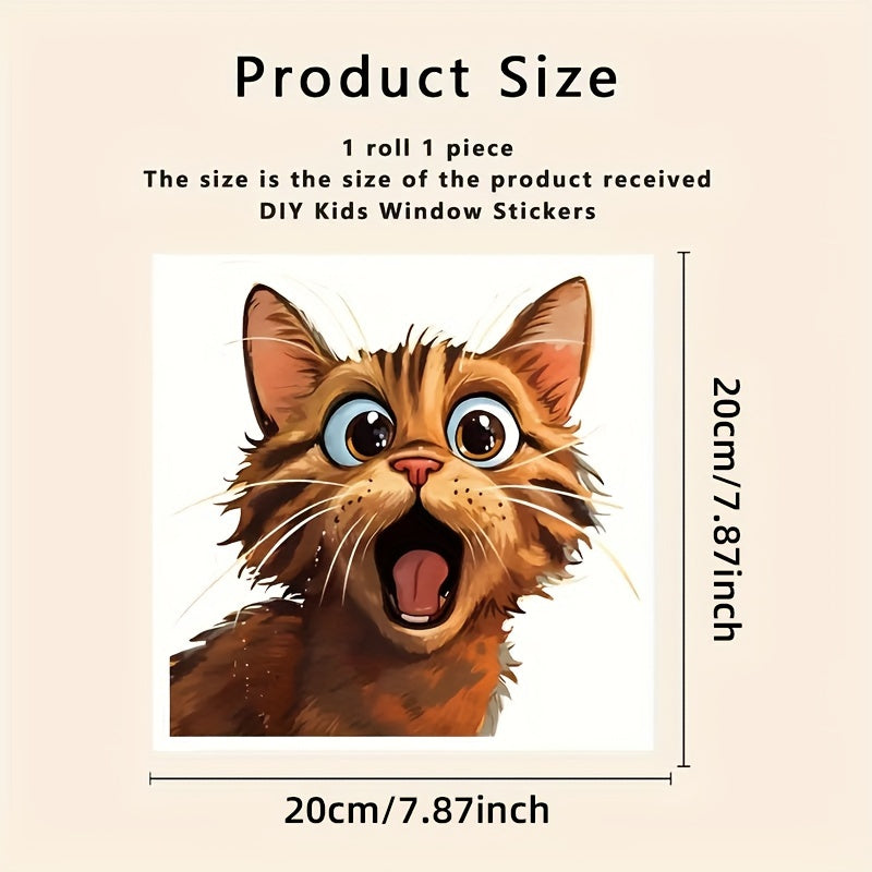 TEMU 1pc Vibrant Window Sticker - Waterproof Vinyl Decal With , Ideal For Bedroom, Living Room, Bathroom, Kitchen - Home Decor, Room Accent|