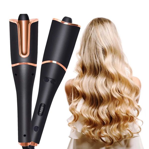 Hair Curlers Straighteners Automatic Curler Loop Wave Crimping Curling Tool Iron Ring H250112