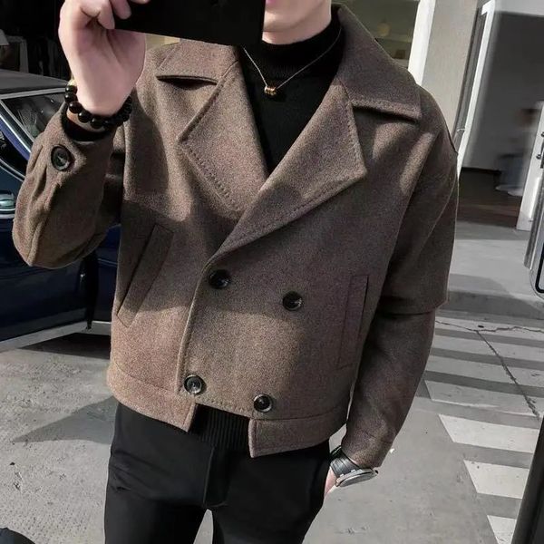 Jaquetas de lã e jaquetas masculinas de grandes dimensões de lã curta quente fashionable sloths Affordable Clothing para venda em Harajuku 2