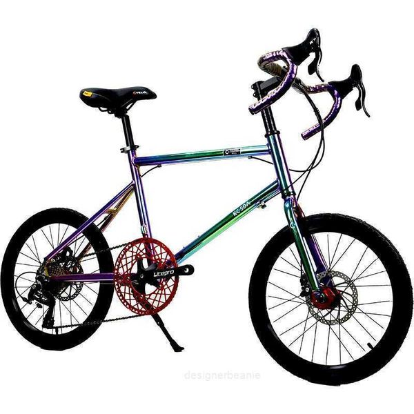 Bikes Bikes 22 Inch 451 Road Bike Aluminum Alloy Variable Speeds Disc Brakes 53T Crankset 10kg 9-Speed Cassette Freewheel Commuter Bicycle Y