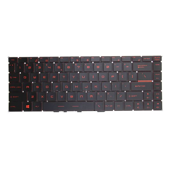New US For MSI GS65 GF63 PS63 P65 GF63 GF65 MS-16Q1 16Q2 16Q3 16Q4 MS-16R1 16S2 16R2 16R3 PS42 English Laptop Keyboard Backlit