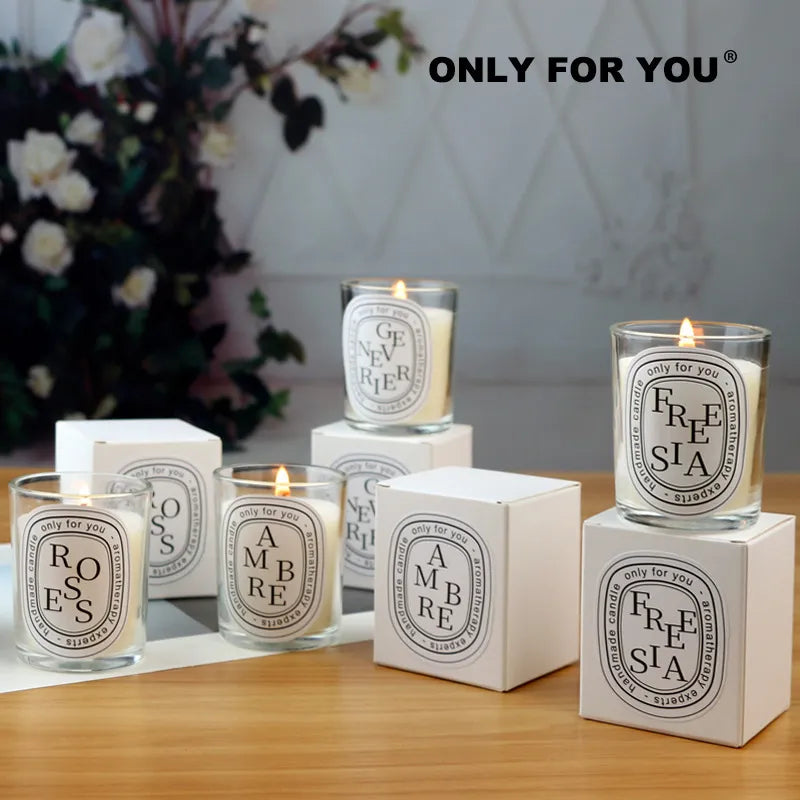 2025 Christmas Candles Gifts Set Luxury Dip Collection Scented Fragrance perfume Candles Birthday Wedding Party Favors Home Decorations