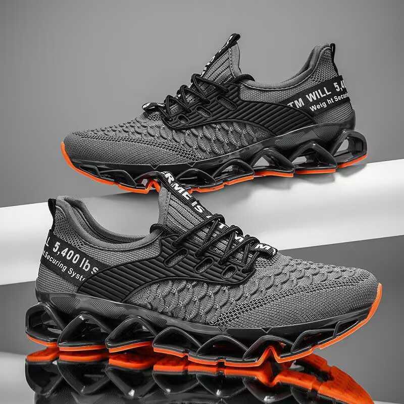 Mens Trainers Air Cushion Running Fashion Shoes Casual Breathable Walking Tennis Gym Athletic Sports SneakersC250325