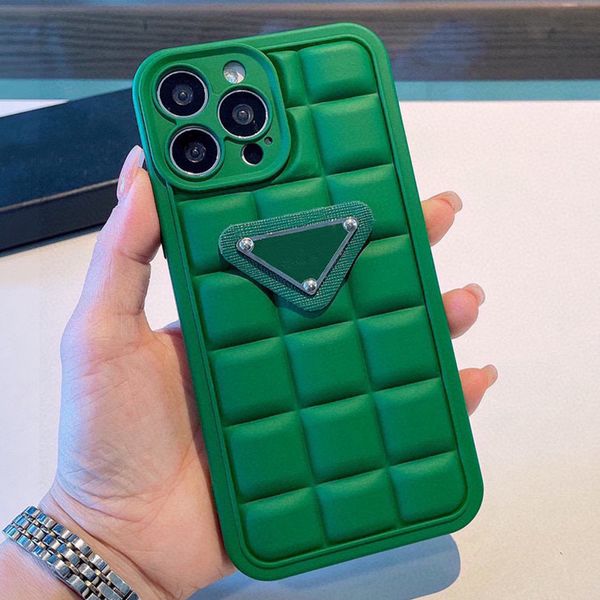 Fashion P phone case with precise blocks suitable for iPhone 15 Pro Max 14 Pro 14 Promax 13 Pro 13 Promax PU designer case