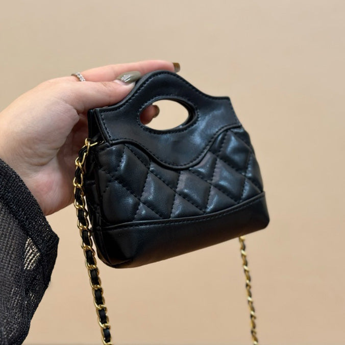 Genuine Top quality mini with box underarm designer tote Fashion Leather women&#039;s handbag chain crossbody bag pochette