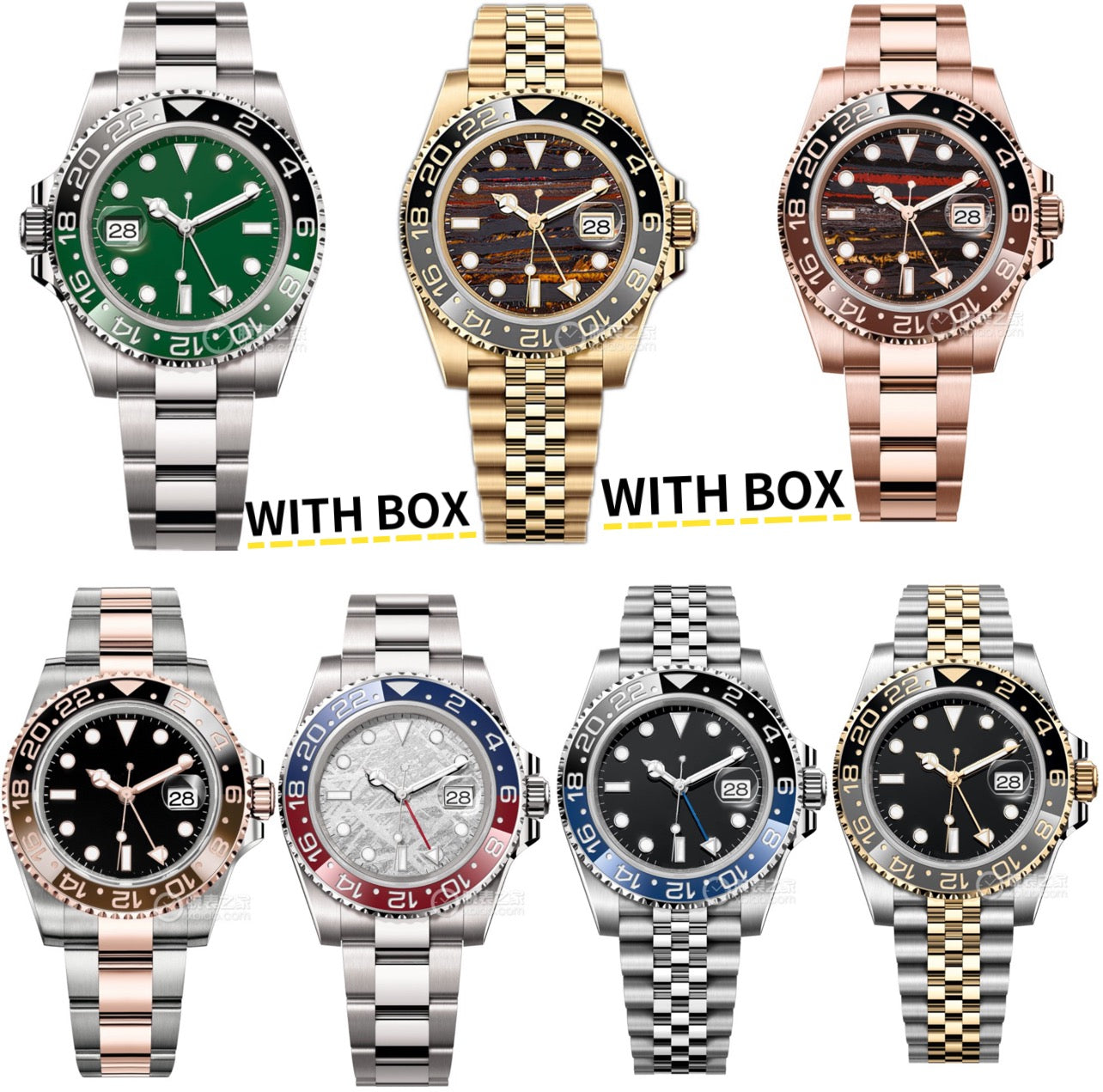 Top Men Watches 40mm Watches Supre Quality desianel watches Stainless luxury sapphire 2813 automatic Movement Ceramic Bezel Luminous Diving 100M Wat