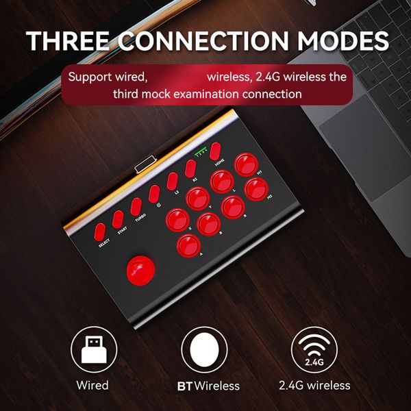 Potable Arcade Game Stick Joystick Controller For Nintendo Switch PS4 PS3 8bitdo Ultimate Pandora Box For PC XBOX Android IOS