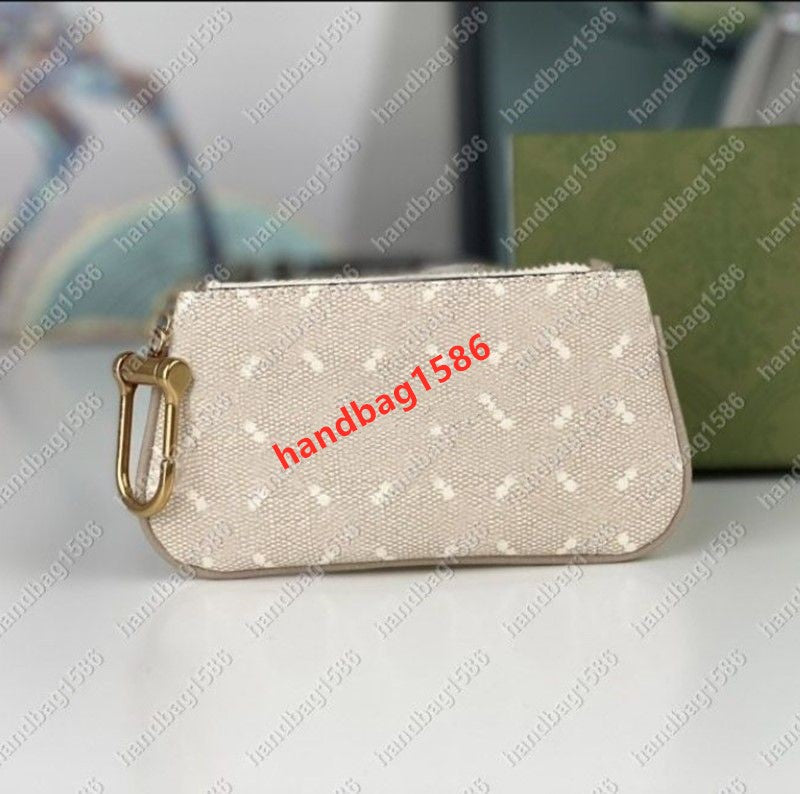 Designer wallets luxury Ophidia canvas coin purses high-quality fashion stylist zipper card holders double letters mark with striped bag Keybag and