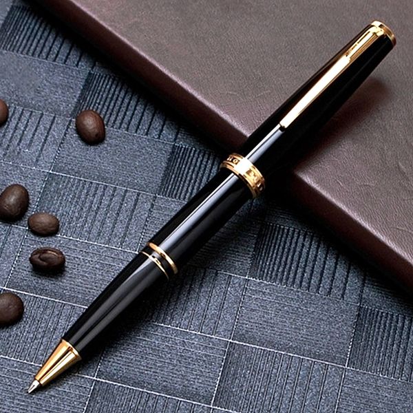 wholesale Promotion black ballpoint pen school office stationery urs gel Roller ball pens