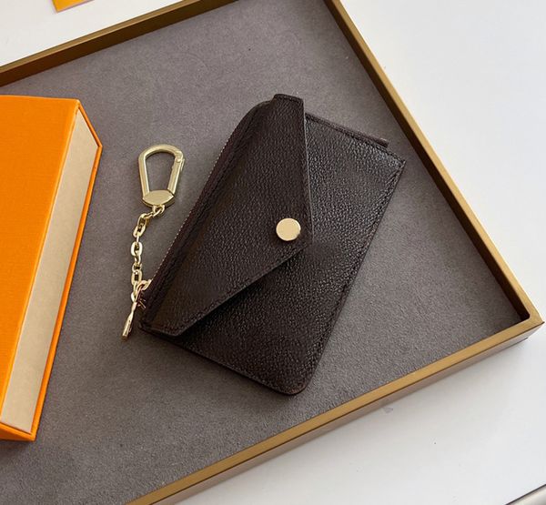 Fashion designer wallets luxury Recto Verso purses high-quality embossed flower letters mens womens credit card holders ladies short money c