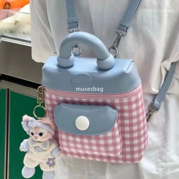 High Beauty Women&#039;s High Quality niche Macaron color series minimalist backpack new high beauty sweet style light luxury leisure commut