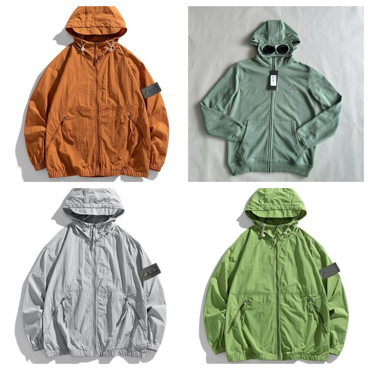 cpfm jacket Designe stones Spring Autumn Sportswear Long Sleeve Zipper Badges Men Casual CoatOutwears Mens Tie Dye Coat Outerwear