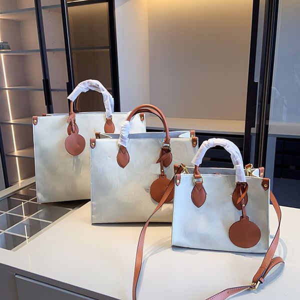 brand designer Women 3 size handbags embossed Luxurys handbag totes purse shoulder crossbody bags 033