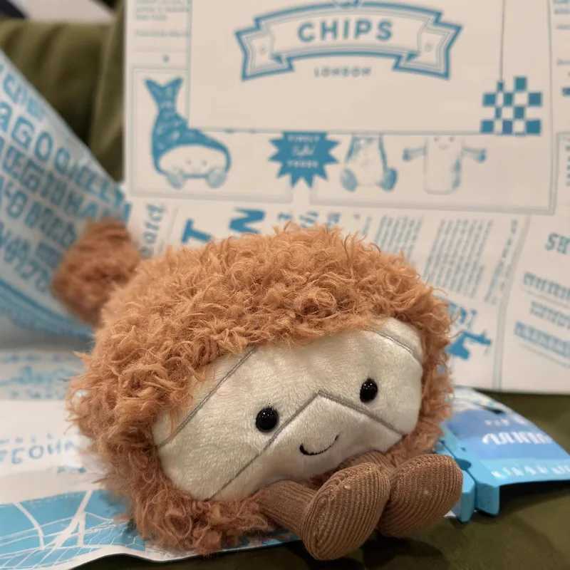 Jelly Cat Food Series Collection Fish Doughnut Toast Cake Bread Cheese Pizza French Fries Hot Dog Doll Pet Toy Christmas Gift L250911