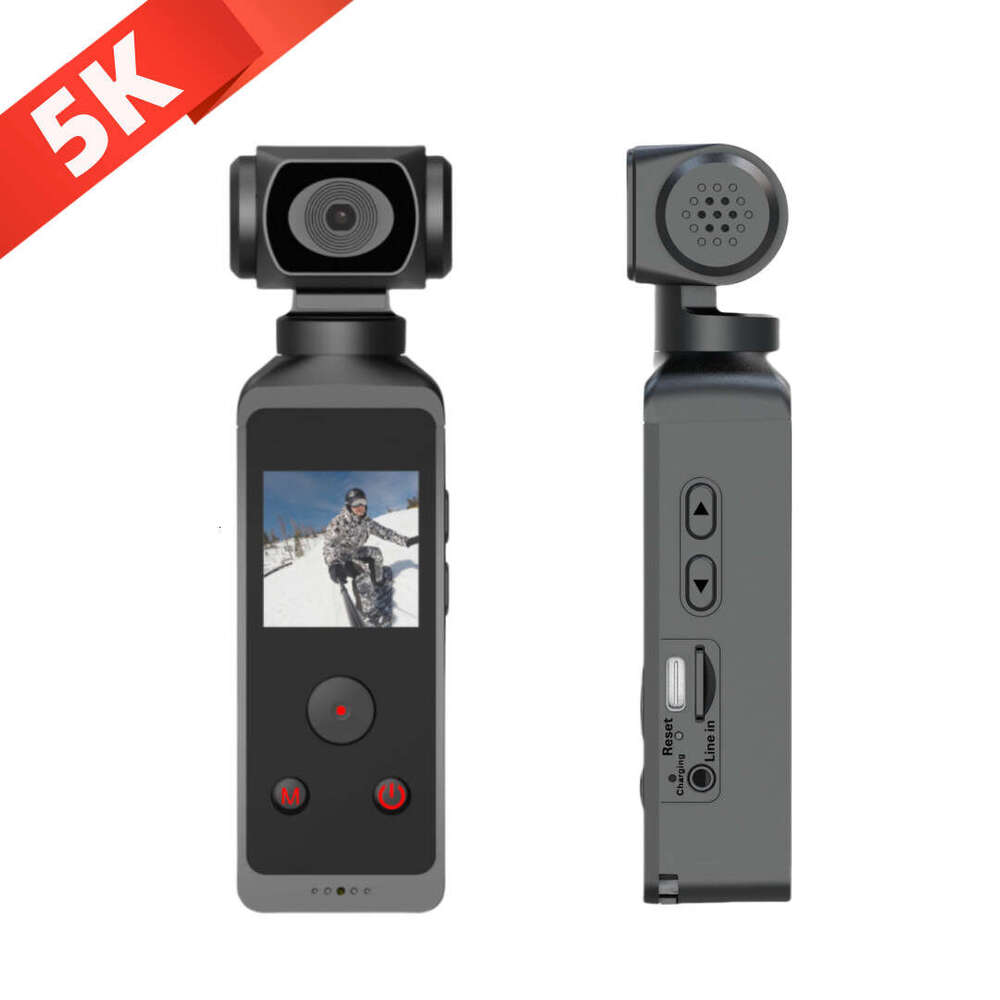 4K 5K sports pocket with 270 degree rotating lens, creative and compact, easy to carry diving camera