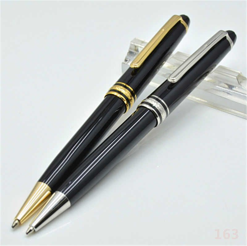 Pen Quality Bright High 163 Black Pens Roller Stationery Ballpoint Classic Ball Office Gift - For Birthday Promotion Abisr