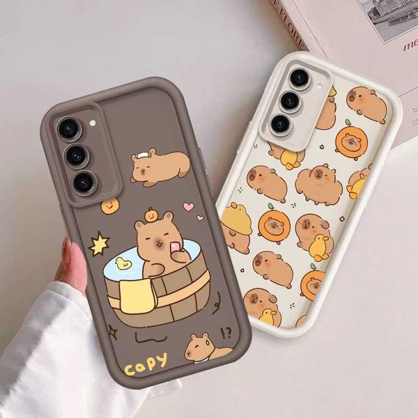 Designer Phone Case For Note 20 S24 S23 S22 S20 Ultra Plus FE A25 A23 A22 A15 A31 5G Eye Ladder TPU Phone Case M241209