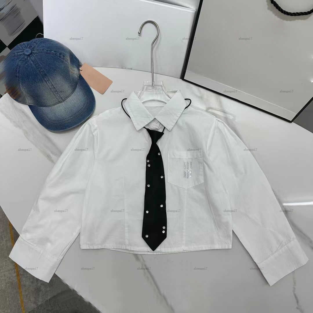 Top baby shirt Shiny sequin design lapel shirt kids designer clothes child cardigan High quality girls boys Blouses A227X07N059