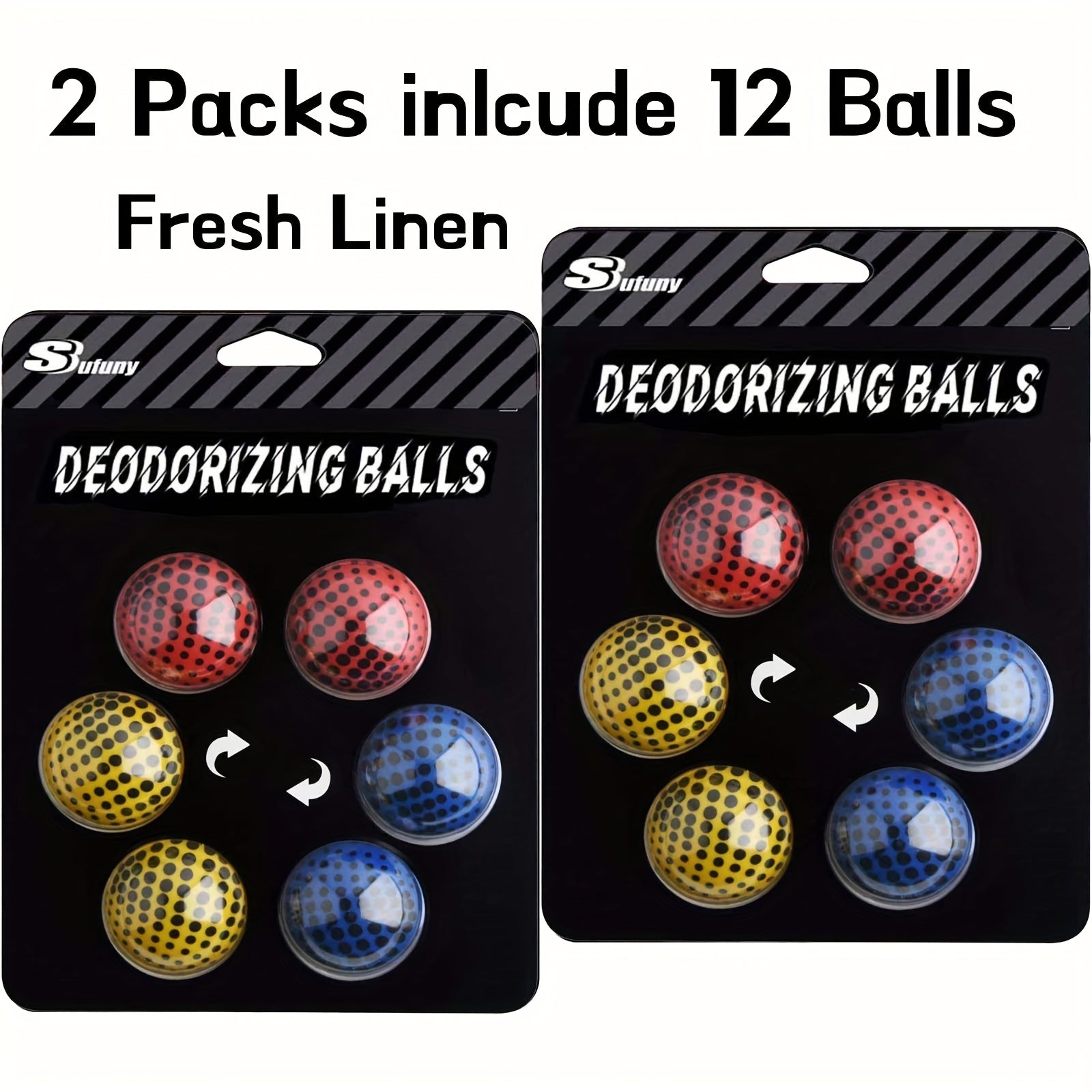 TEMU 6-12pcs, Shoe Deodorizer Balls, Sneaker Deodorizer Balls, Wardrobe, Shoe Cabinet, Storage Cabinet, Car, Fitness Gym Bag Air Fresheners, Cleaning
