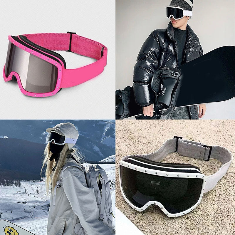 Fashion Designer Ski Goggles Skis Sunglasses Men Women Professional Top Quality Pink Glasses Double layer Fog proof Winter Outdoor Snow Skiing Sport