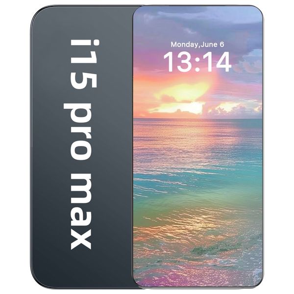 i15 i16 pro max cell phone smartphone 4G LTE 5G smartphones 16GB RAM 1TB Camera 48MP 108MP Face ID GPS Octa Core android mobile phones Green