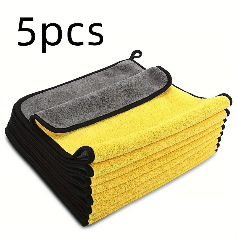 TEMU Thickened Car Wash Cloth Special Towels, Large-sized Car Wash Towels, Water-absorbing, Water-absorbing Glass Wet Wipes, Thick Cleaning Wipes For