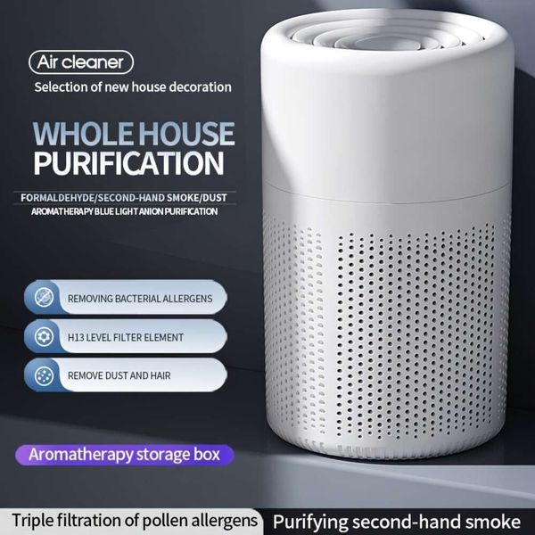 1pc True Purifier, Deodorizer Indoor Deodorizing Pur, for Home Office Living Room Up to 350~500ft², Digital Display Cleaner with Air Monitor