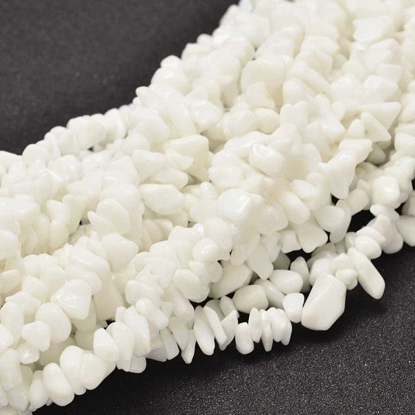 Chip Opaque Glass Beads Strands