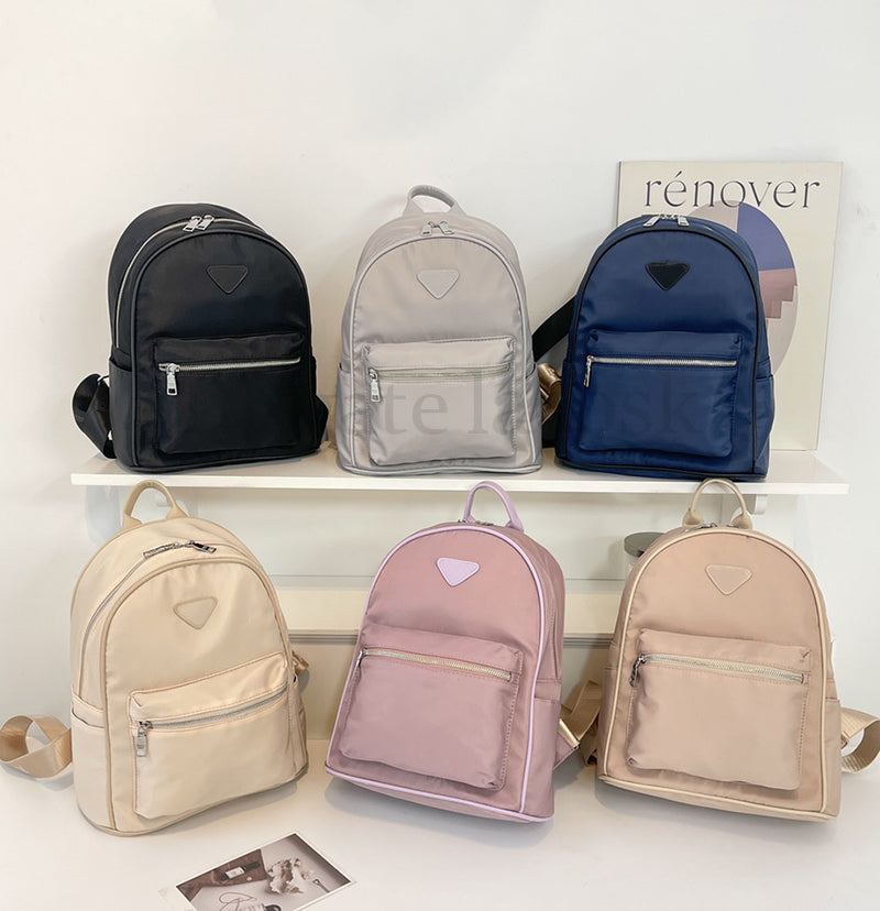 Luxury Backpacks Men Women Designer Fashion Shoulder Bag Large Capacity Student Schoolbag Travel Handbag Purses with 6 Candy Colors