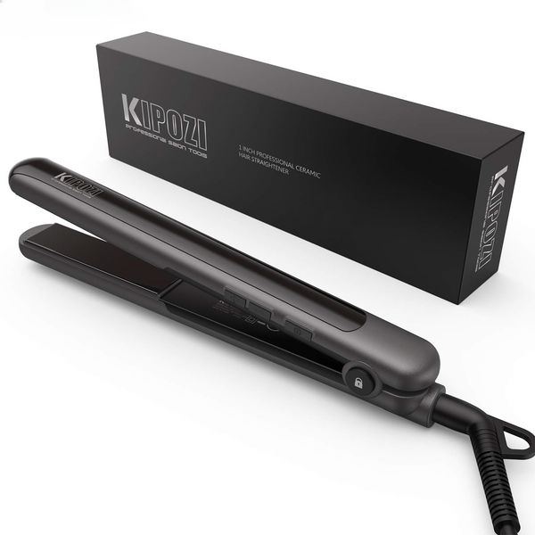 2024 Professional Flat 2 In 1 Curler Adjustable Temperature Fast Heating Hair Straightener Straightening Iron