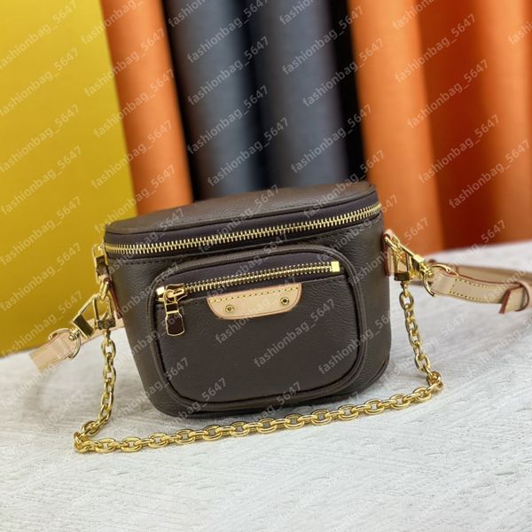 Women Small Shoulder Bags Crossbody Bags Mini Belt Bags Fashion Gradient Handbag High Quality Genuine Leather Messenger Bag Cross Body Bag S