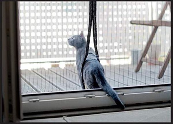 90-95 cm width Reinforced Magnetic Screen Door, Anti Mosquito Curtain mesh for door