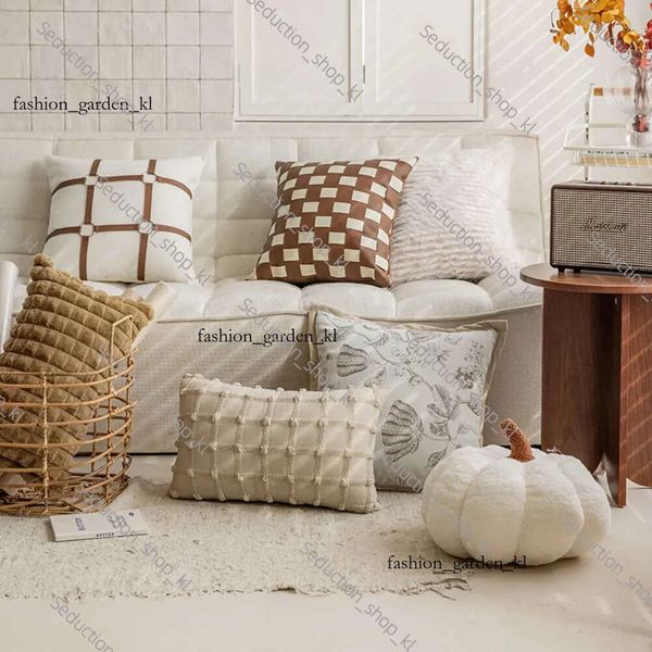 Nordic Modern Solid Color Designer Pillow Cushion Homestay Model Room Hotel Soft Decoration Pillow Living Room Sofa Bedhead Pillowcase Pillo