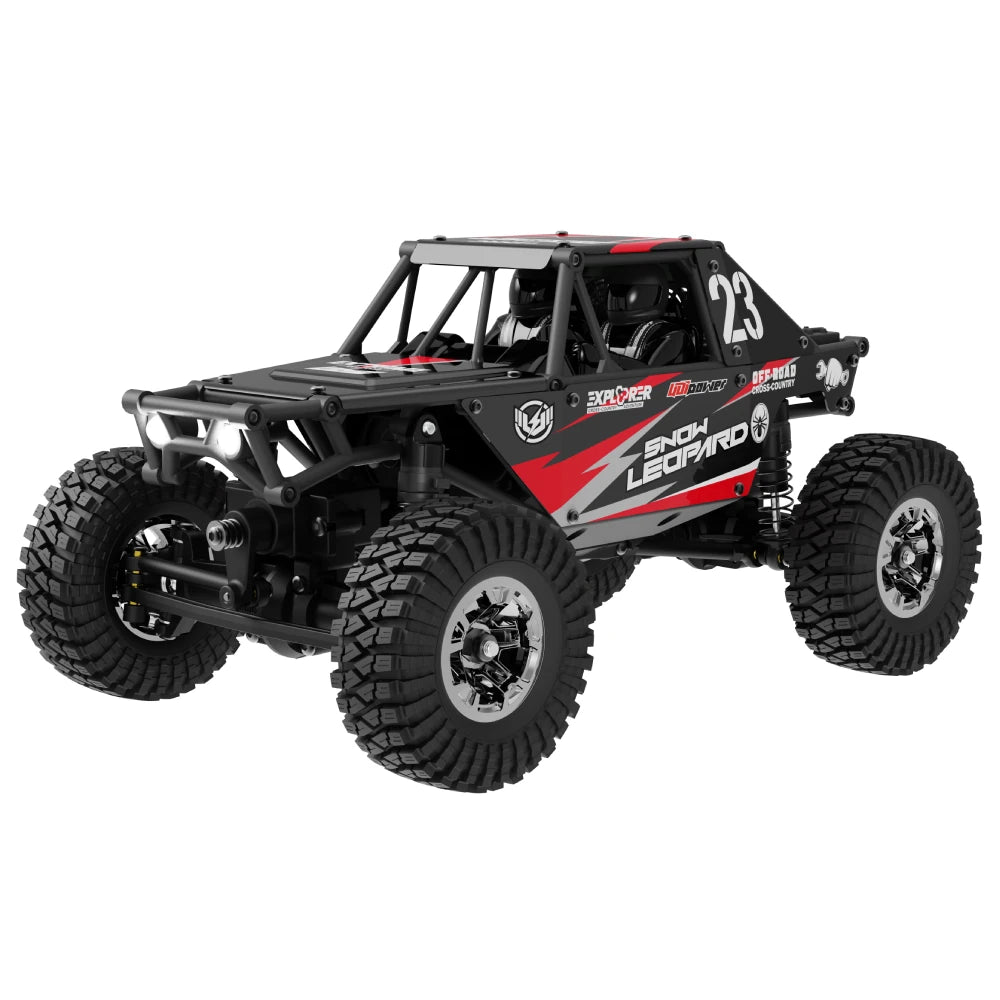 UDIRC UCX2405 UCX2405 PRO RTR 1-24 2.4G 4WD RC Car Rock Crawler Off-Road Climbing Cage Trail Truck Snow Leopard LED Ligh