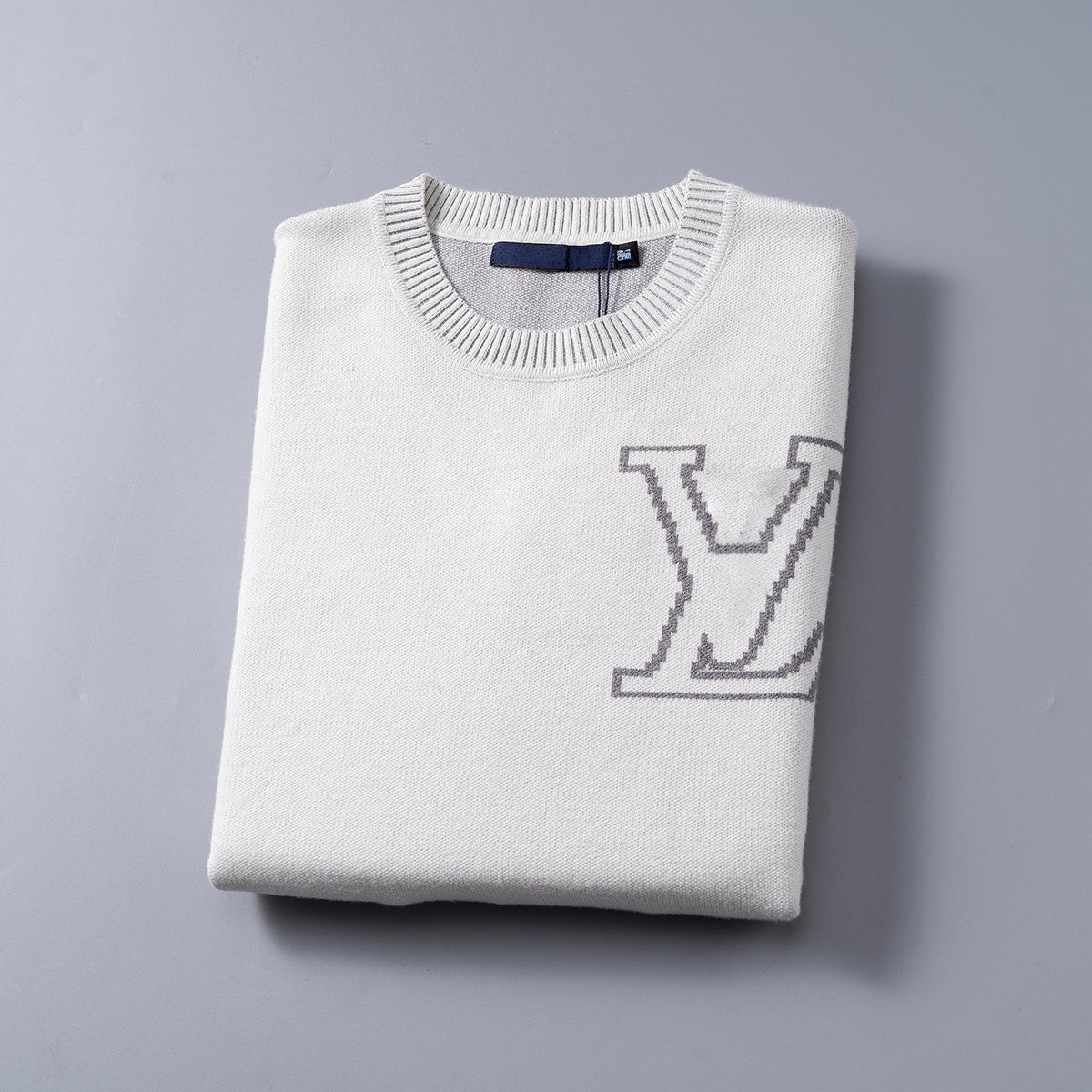 classic Knitted pullover sweater Men sweater pure Cotton Top designer Luxury Casual wool pull Alphabet Embroidery Mens Women Sweaters cashmere Long